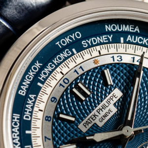 Alternative view of Patek Philippe World Time Chronograph 18k White Gold 5930G-010