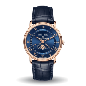 Đồng hồ Blancpain Villeret Quantième Complet BLue 6654-3640-55b