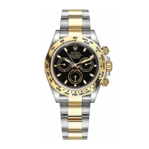 Đồng hồ Rolex Daytona 116523-0039 Black Dial Two Tone Yellow Gold Stainless Steel Chronograph 40mm