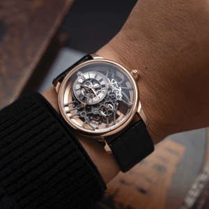 Alternative view of Jaquet Droz Grande Seconde Skelet-One Red Gold J003523240
