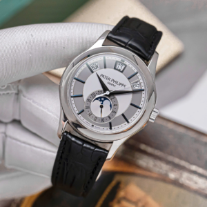 Alternative view of Patek Philippe Complications Annual Calendar Moonphase 40mm 5205G-010 White Gold 18k