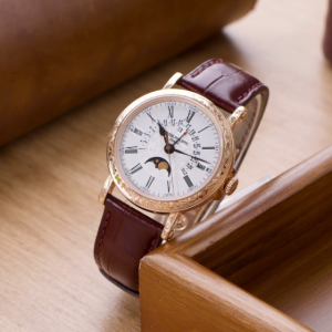 Alternative view of Patek Philippe Grand Complications Perpetual Calendar 5159R-001 up 5160R-001