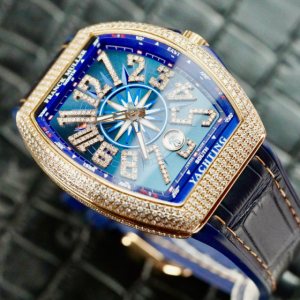 Alternative view of Đồng Hồ Franck Muller Yatching V41 Rose Gold Diamonds