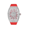 Đồng hồ nữ Franck Muller Vanguard V32 Red Full Diamond