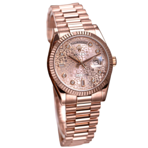 Rolex Day-Date 36mm 118235-0006 Pink Diamond Everose gold